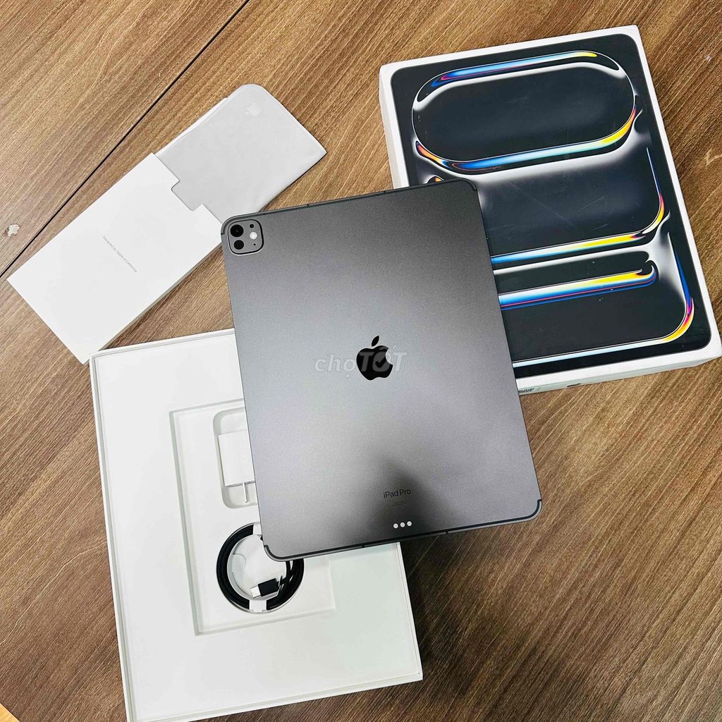 iPad Pro 13 inch M4 1TB 5G Màn Nano Openbox. Mua bán Máy tính bảng tại Quận Cầu Giấy Hà Nội được đăng bởi TT Store hình 1