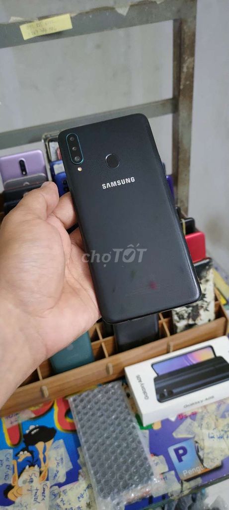 Samsung A20s, 32gb, 2sim, vân ✋