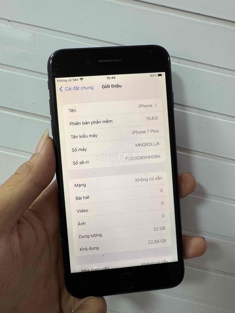 Apple iPhone 7 Plus 32GB Đen. Mua bán Điện thoại tại Thành phố Tân An Long An được đăng bởi mua xin alo no SMS hình 1