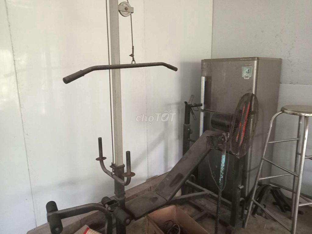 Ghế tập tạ Kim loại Đen. Mua bán Đồ thể thao, Dã ngoại tại Thành phố Biên Hòa Đồng Nai được đăng bởi Nguyễn Đức Huyền hình 1