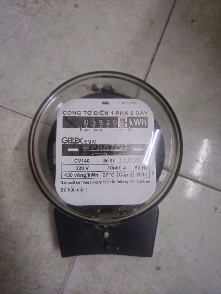 Mình chuyển nhà nên cần bán đồng hồ điện như hình . Mua bán Nội thất, đồ gia dụng khác tại Quận 12 Tp Hồ Chí Minh được đăng bởi Trần Thị Thanh Thu hình 1