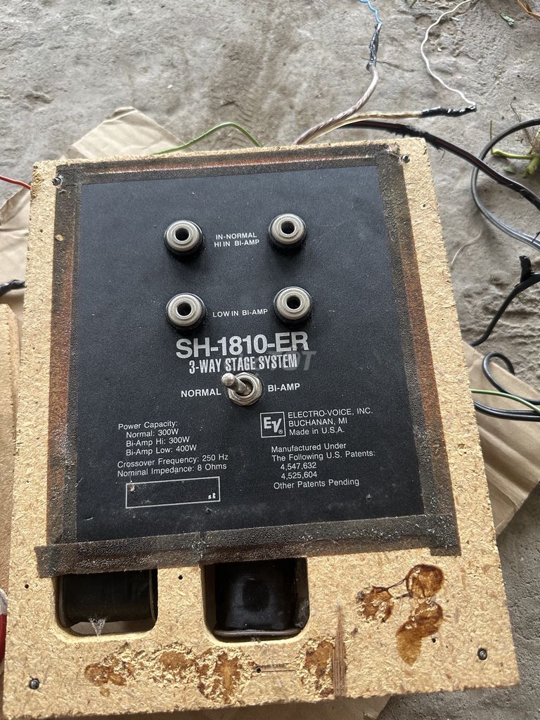 Phân tần loa Electro-Voice SH-1810-ER 250 Hz. Mua bán Tivi, Âm thanh tại Huyện Thuỷ Nguyên Hải Phòng được đăng bởi Hoang van tiep hình 1