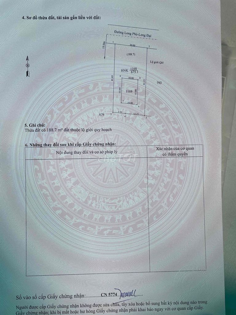 Đất chính chủ 20x41 mt đường nhựa 150m2 thổ cư