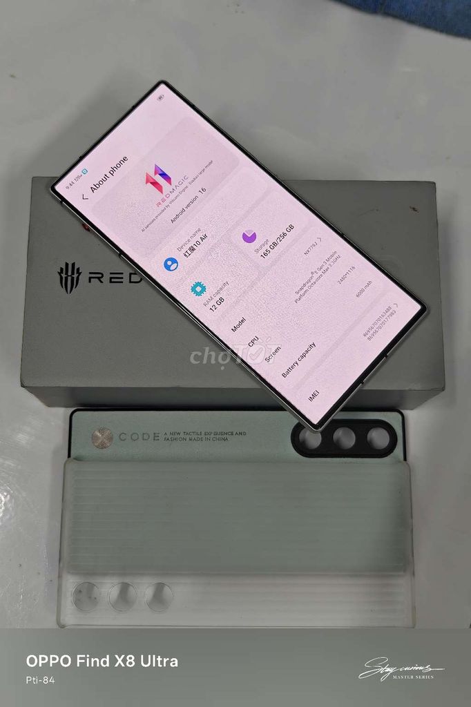 Red Magic 10 Air 256GB. Mua bán Điện thoại tại Huyện Long Hồ Vĩnh Long được đăng bởi ptiteck hình 1
