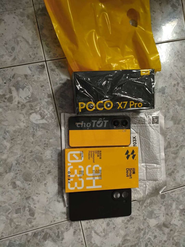 POCO X7 Pro 12GB/256GB Vàng đen Mới Mua. Mua bán Điện thoại tại Quận 5 Tp Hồ Chí Minh được đăng bởi Lee Min hình 1