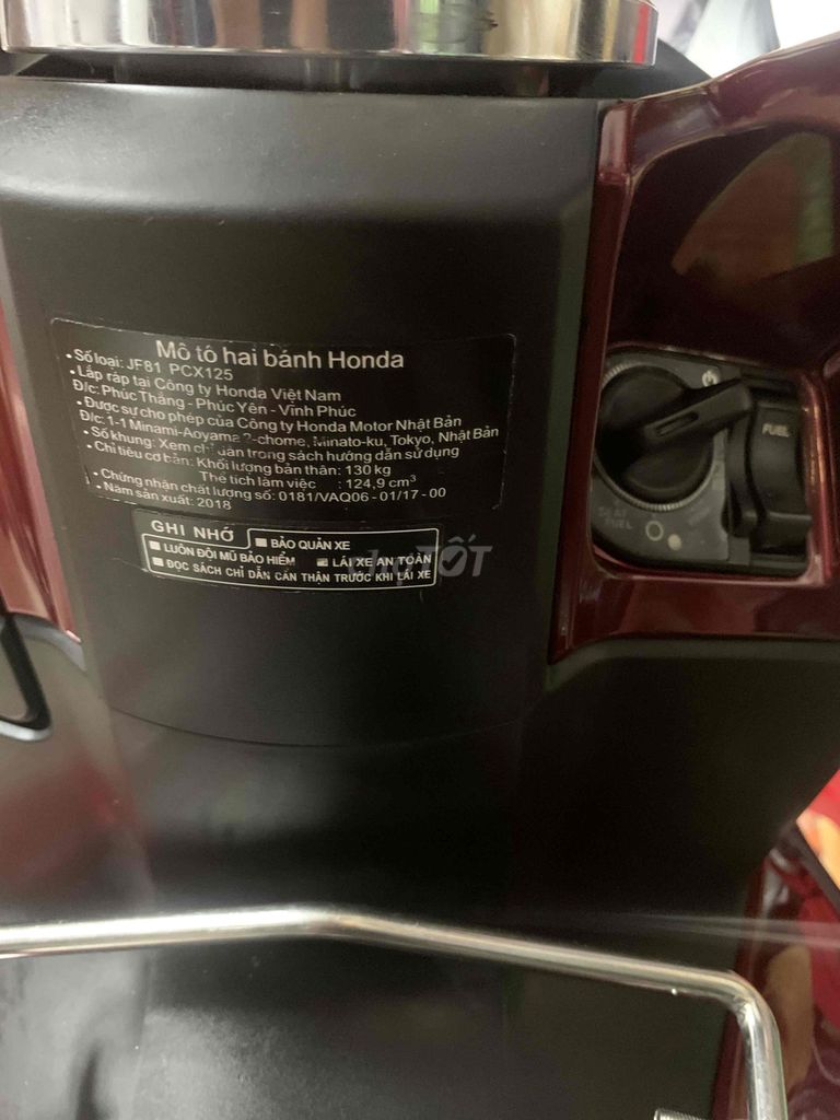 PCX 125-2018.BSTP xe zin. Mua bán Xe máy tại Quận 6 Tp Hồ Chí Minh được đăng bởi Dao Cuong hình 8