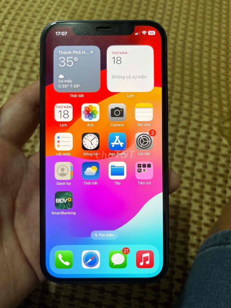 Apple iPhone 12 64GB Đen Đã sử dụng. Mua bán Điện thoại tại Quận Long Biên Hà Nội được đăng bởi Đức hình 1