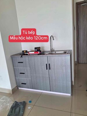 Tủ bếp mẫu hộc kéo, nhựa đài loan kt: 1m20. Mua bán Tủ, kệ gia đình tại Quận 8 Tp Hồ Chí Minh được đăng bởi xưởng nội thất HCM