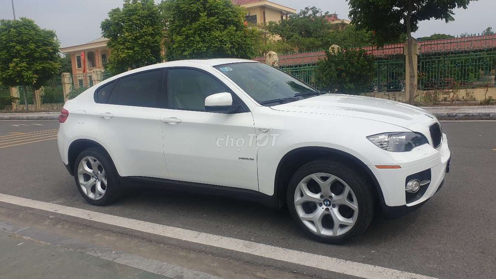 BMW X6 xDrive35i Trắng ánh kim Mỹ 2009
