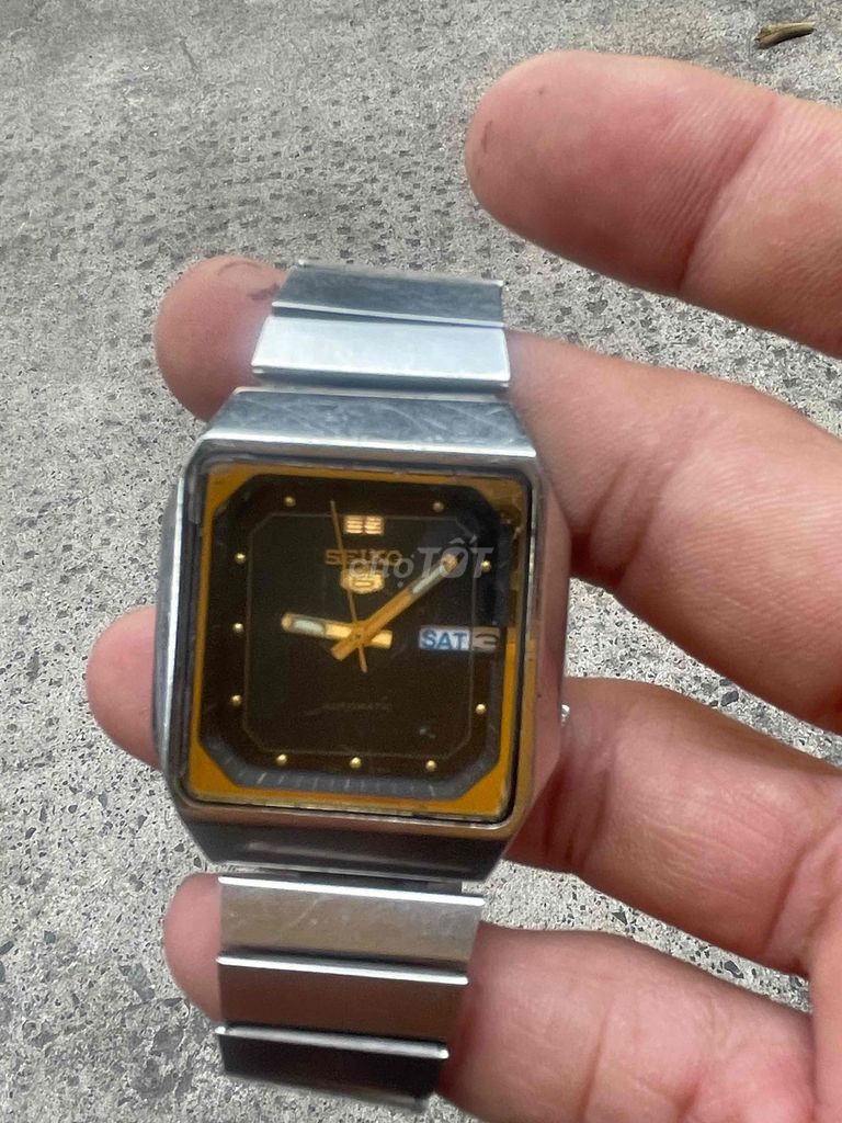 Đồng hồ Seiko 5 Nam Bạc. Mua bán Đồng hồ tại Quận 12 Tp Hồ Chí Minh được đăng bởi anh tâm hình 1