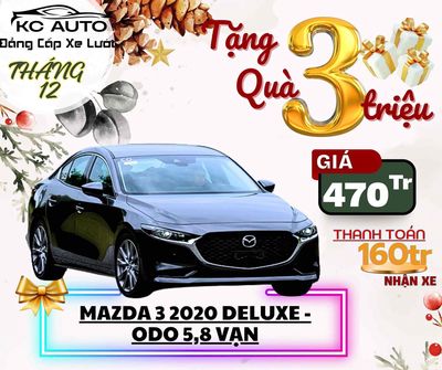 Mazda 3 2020 1.5L Deluxe Đen 58000 km