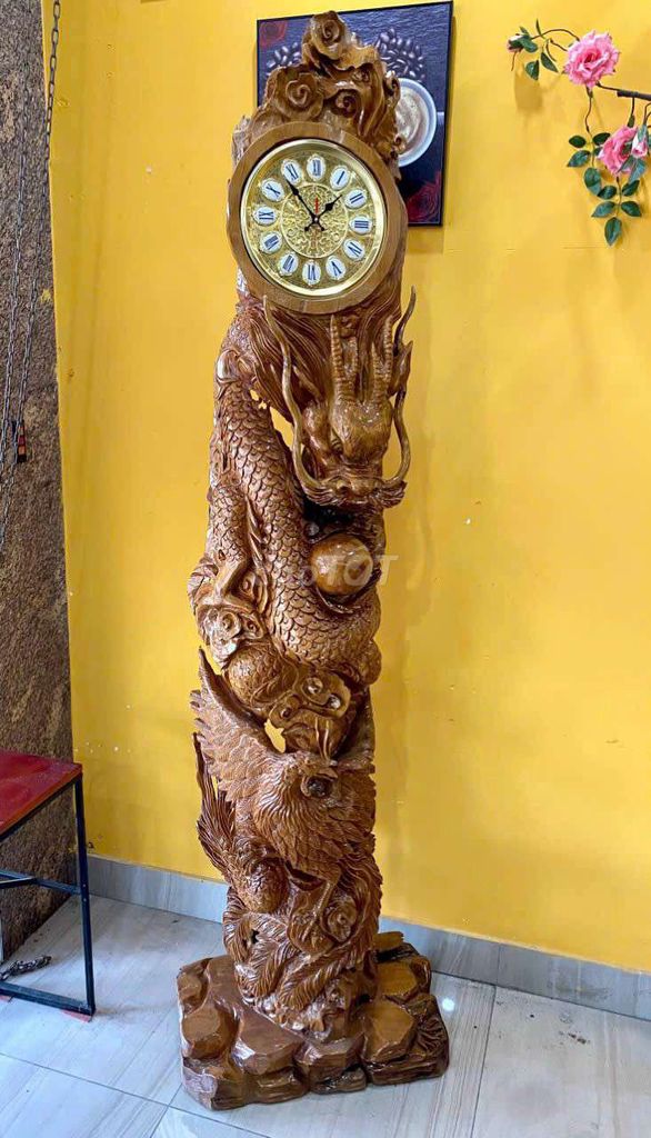 Đồng hồ cây Gỗ dổi lũa 210cm. Mua bán Đồ sưu tầm, đồ cổ tại Quận Bắc Từ Liêm Hà Nội được đăng bởi Xuân Chiến hình 1