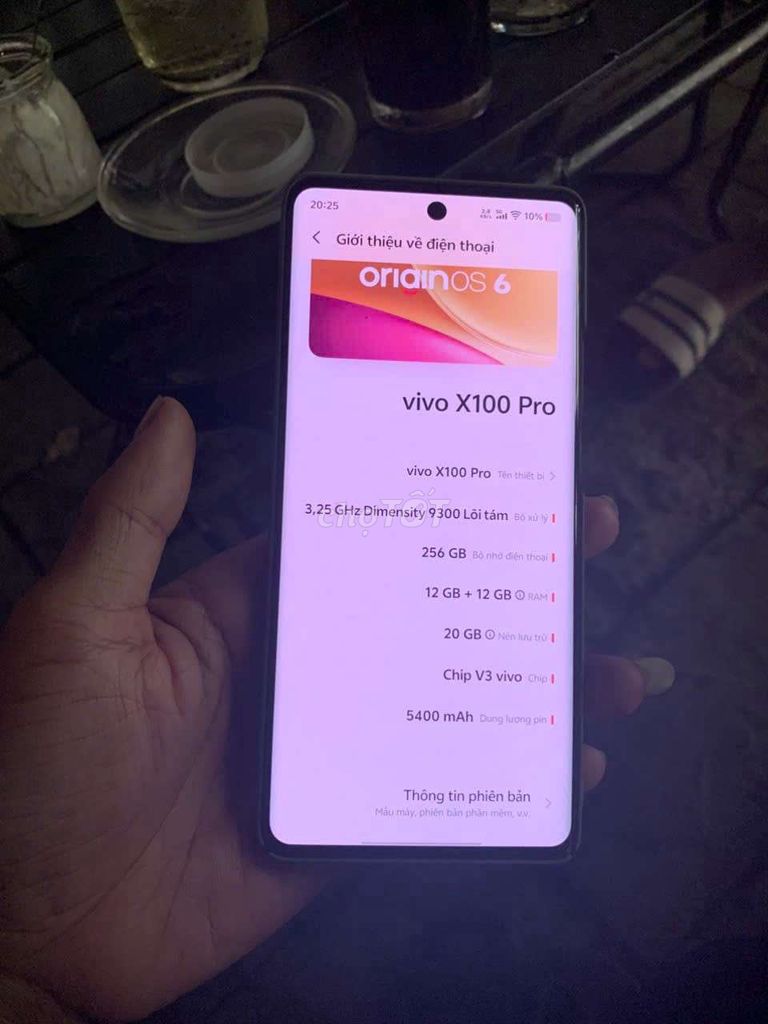 Vivo X100 Pro bán hoặc giao lưu . Mua bán Điện thoại tại Thành phố Trà Vinh Trà Vinh được đăng bởi Đạt Thánh giao lưu  hình 1