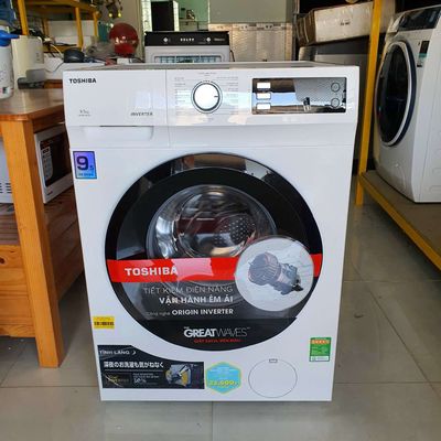 Thanh lý máy giặt Toshiba 9,5kg cửa hong mới 99%