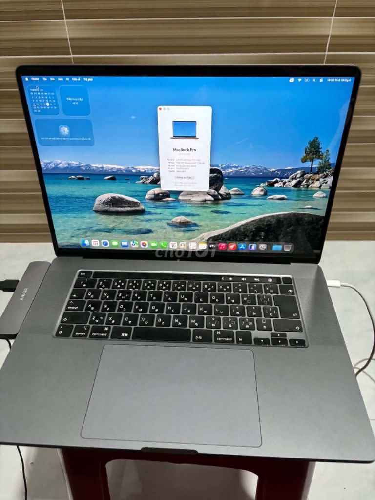 Apple MacBook Pro i9 64GB Xám 2019. Mua bán Laptop tại Quận 8 Tp Hồ Chí Minh được đăng bởi Khánh Nguyễn hình 1