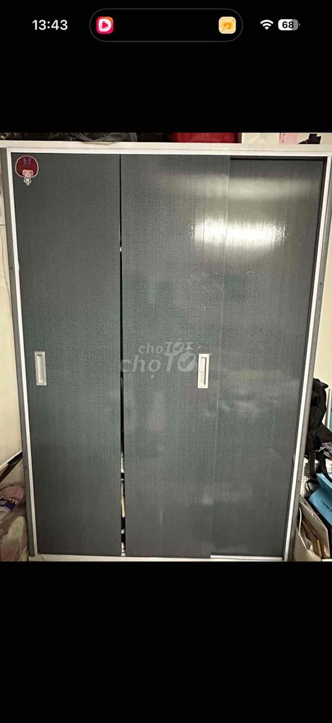 Tủ quần áo Nhựa Đài Loan Xanh navy 1m8x1m2 cửa lùa. Mua bán Tủ, kệ gia đình tại Quận Bình Thạnh Tp Hồ Chí Minh được đăng bởi Van Nguyen hình 1