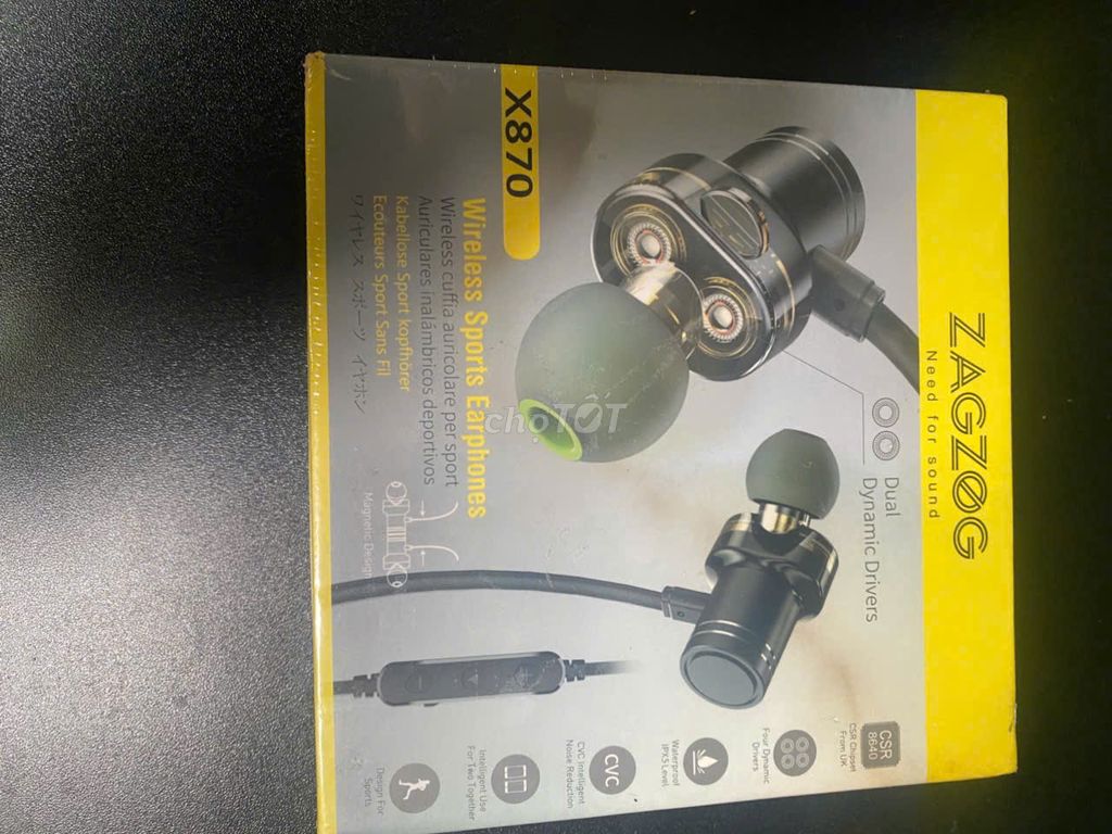 Tai nghe Bluetooth Thể thao ZAGZOG X870 New 100%. Mua bán Tivi, Âm thanh tại Quận Bắc Từ Liêm Hà Nội được đăng bởi Đức Đỗ hình 1