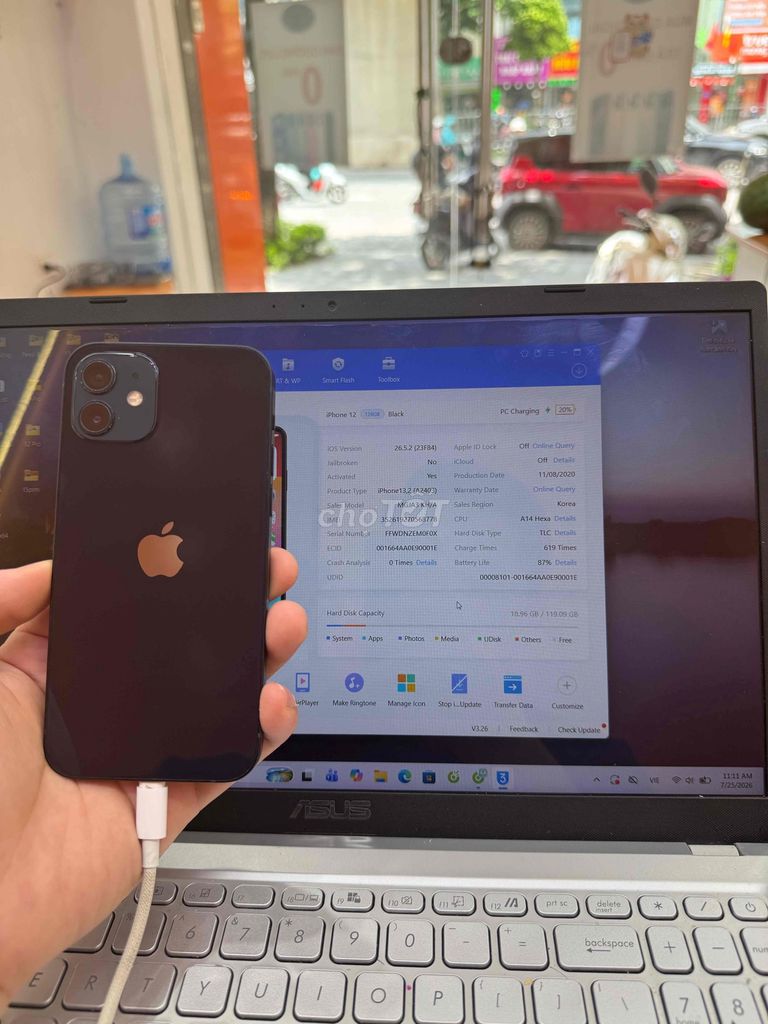 iPhone 12 128GB Đen pin Zin 87%. Mua bán Điện thoại tại Quận Cầu Giấy Hà Nội được đăng bởi Trọng Hoàng hình 1