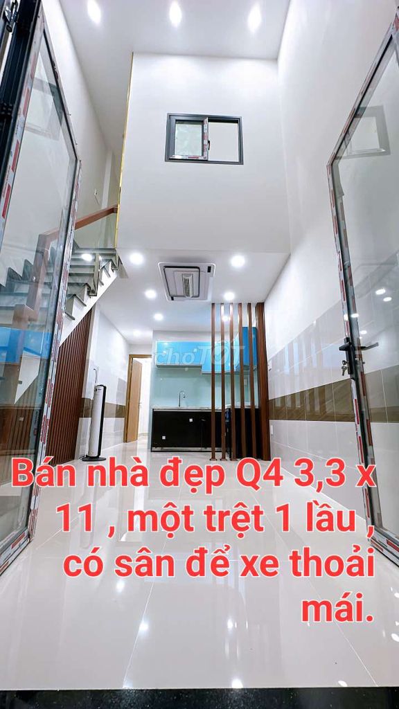 Bán nhà mới xây  4,7 tỷ Quận 4