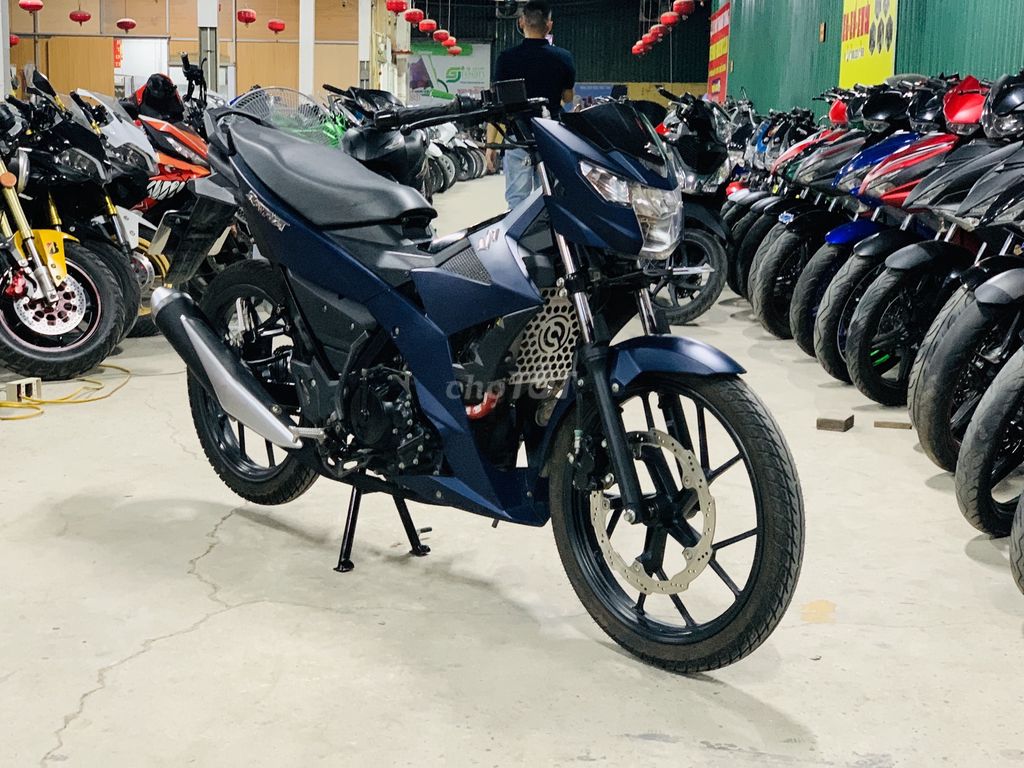 XE MÁYTHANH TÙNG_SATRIA 150 XANH NHÁM CÓ TRẢ GÓP. Mua bán Xe máy tại Quận Nam Từ Liêm Hà Nội được đăng bởi THANH TÙNG hình 1