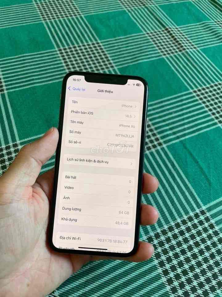 Apple iPhone XS 64GB Vàng hồng Like New. Mua bán Điện thoại tại Quận Tân Phú Tp Hồ Chí Minh được đăng bởi Toàn hình 1