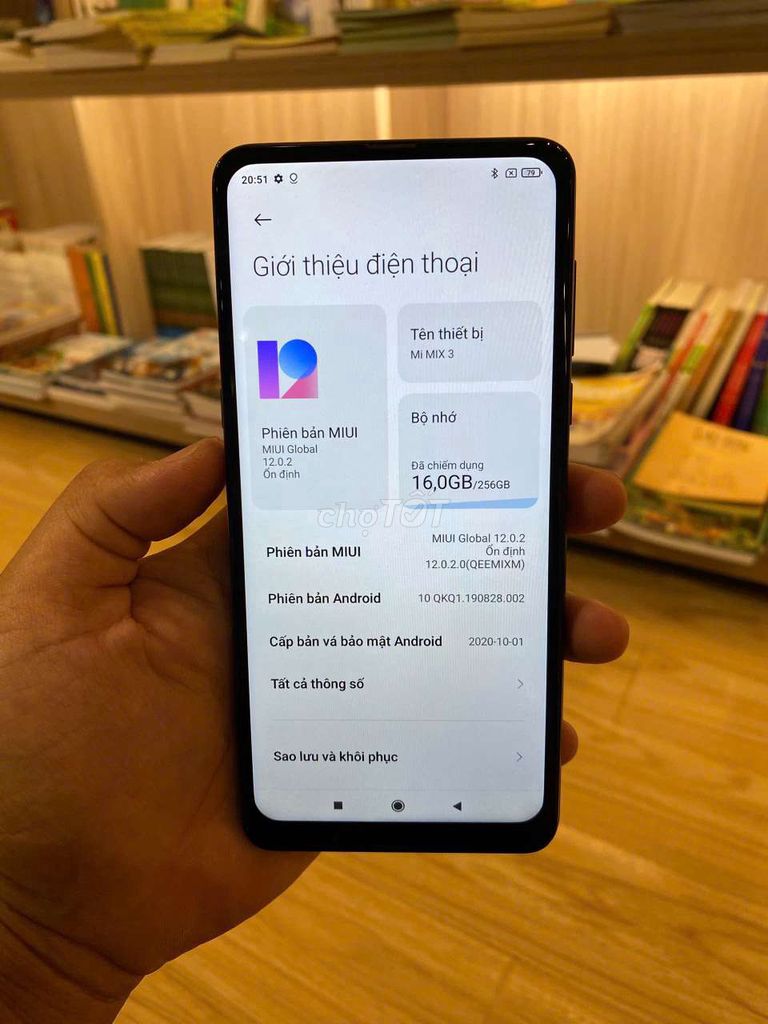 Mi Mix 3 Đen 8/256 Màn LCD full chức năng đẹp keng. Mua bán Điện thoại tại Quận Gò Vấp Tp Hồ Chí Minh được đăng bởi Thảo hình 2
