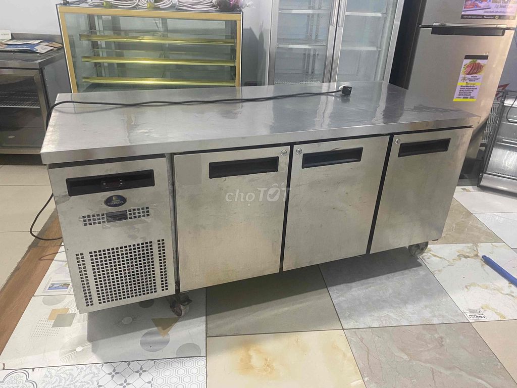 Bàn mát Senden Inox 1m8 Thái Lan. Mua bán Tủ lạnh tại Quận Tân Phú Tp Hồ Chí Minh được đăng bởi mai oanh hình 1
