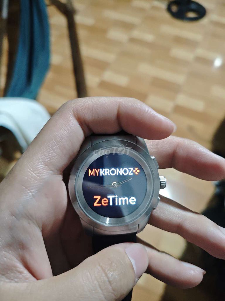 MyKronoz ZeTime Bạc Đen. Mua bán Thiết bị đeo thông minh tại Quận Ninh Kiều Cần Thơ được đăng bởi Mì Xào Hai Trứng hình 1