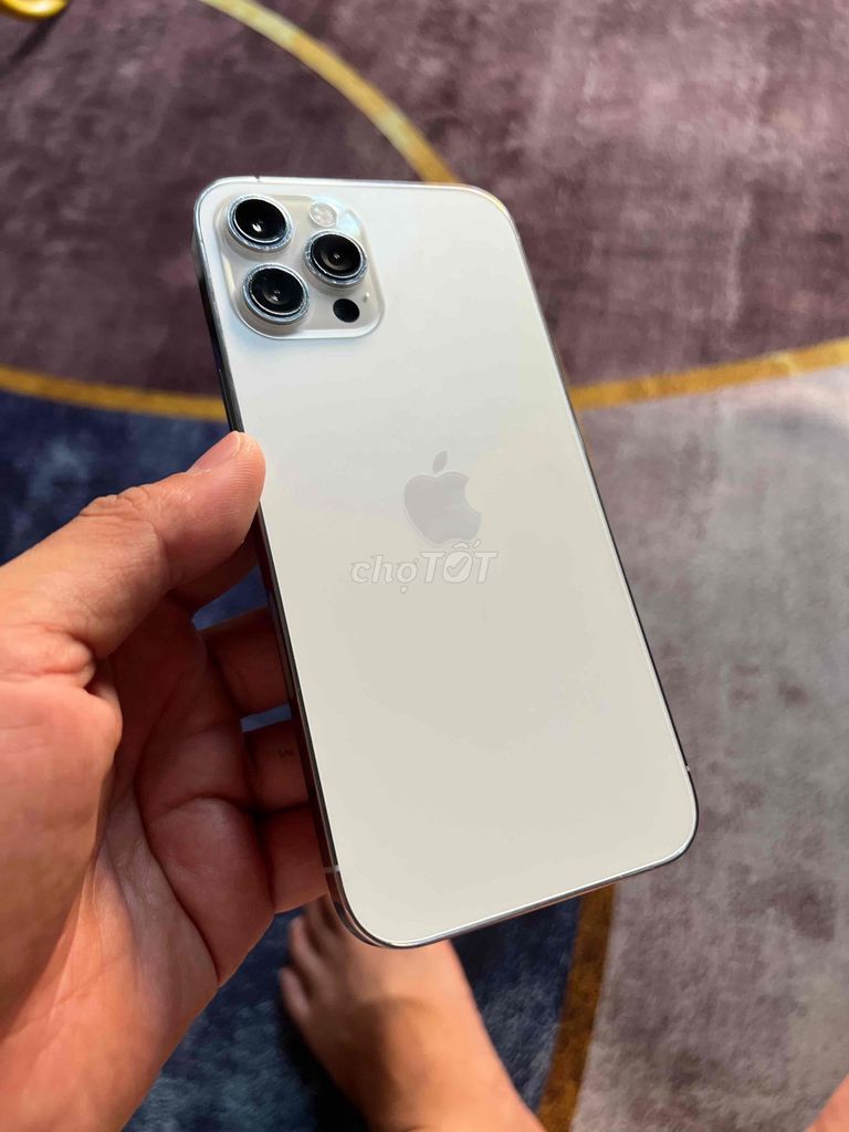 Apple iPhone 12 Pro Max 128GB Trắng. Mua bán Điện thoại tại Huyện Châu Thành Bến Tre được đăng bởi Thanh Huy hình 1