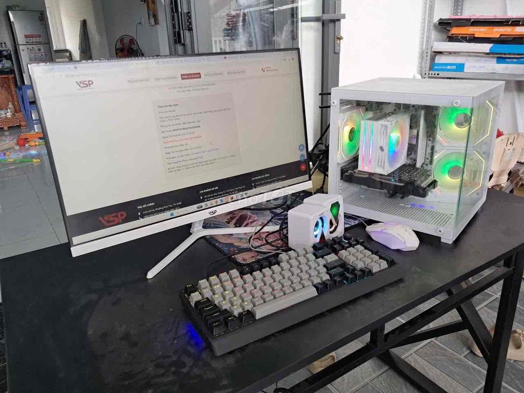 bộ pc ryzen 5 5500/ gtx1060 3g / màn 24in BH dài. Mua bán Máy tính để bàn tại Thị xã Bến Cát Bình Dương được đăng bởi Nhân Trần hình 1