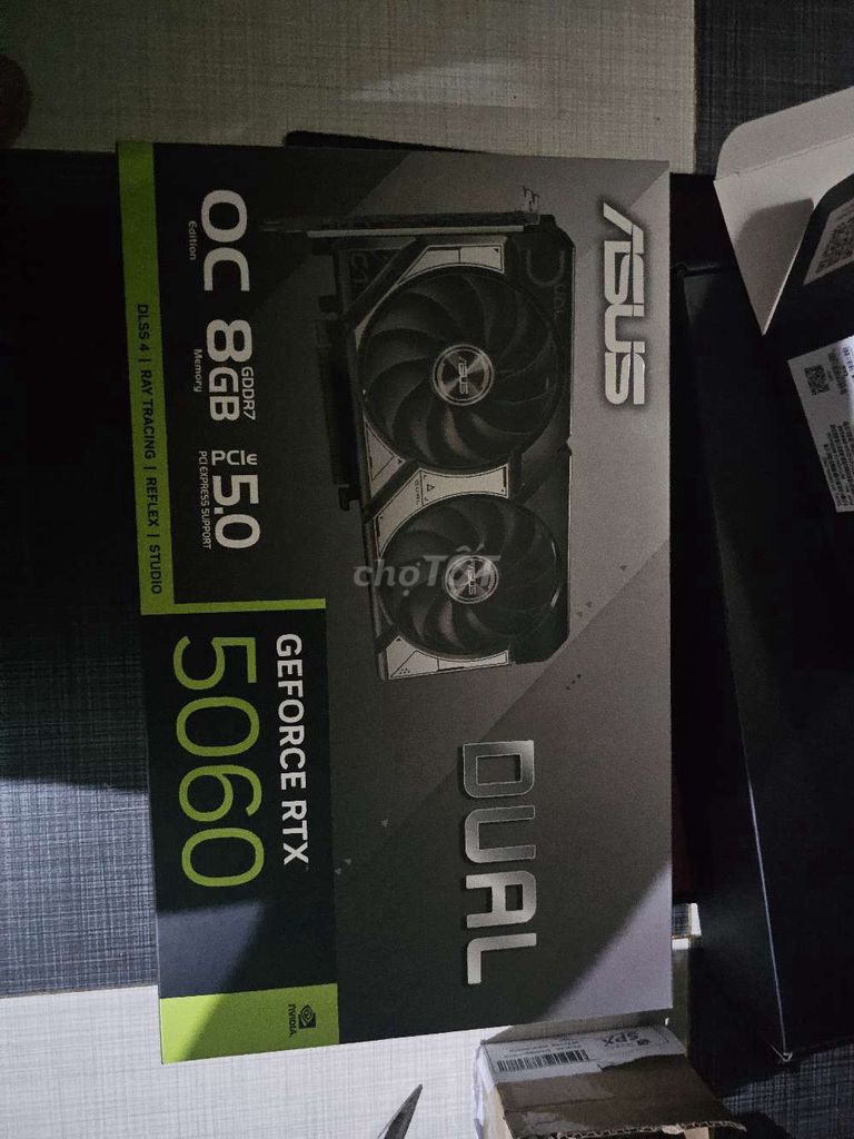 Card đồ họa ASUS RTX 5060 DUAL OC 8GB GDDR7. Mua bán Linh kiện (RAM, Card...) tại Quận 11 Tp Hồ Chí Minh được đăng bởi Tấn hình 1