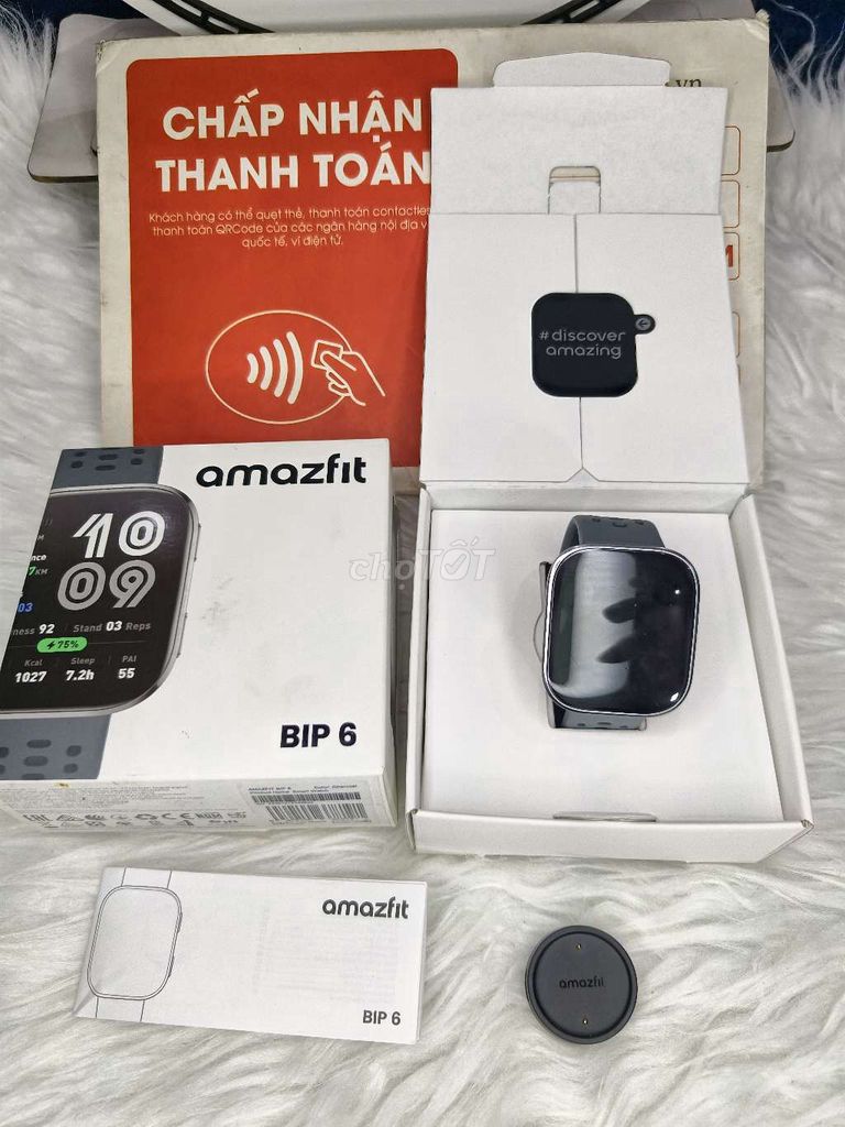 Amazfit Bip 6 Xám. Mua bán Thiết bị đeo thông minh tại Quận Tân Phú Tp Hồ Chí Minh được đăng bởi Phan Tấn SmartWatch hình 1