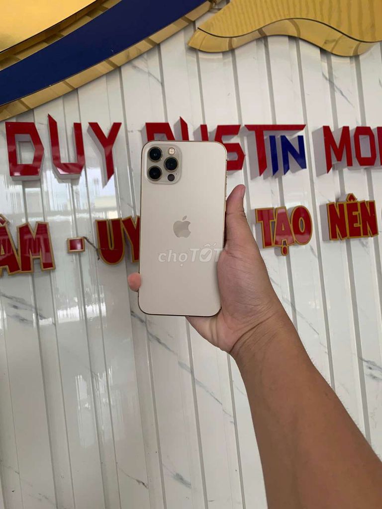 12 pro vàng 256gb quốc tế,có bán góp. Mua bán Điện thoại tại Thành phố Cà Mau Cà Mau được đăng bởi Duy Dustin Mobile hình 1