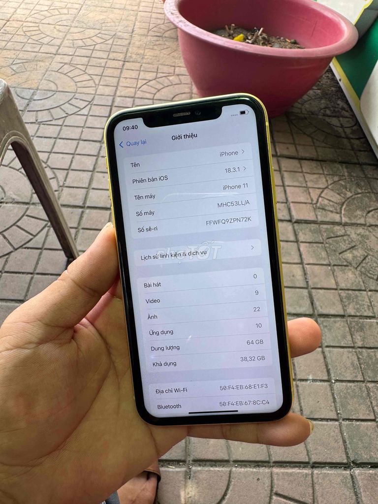 iPhone 11 64g quoc tê iCloud sach pin 96. Mua bán Điện thoại tại Thành phố Vị Thanh Hậu Giang được đăng bởi máy củ giá tốt  hình 1
