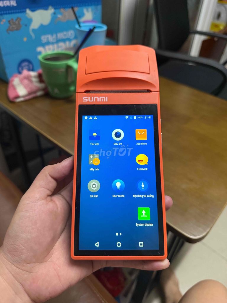 Máy POS cầm tay SUNMI V1s Cam. Mua bán Đồ dùng văn phòng tại Quận 8 Tp Hồ Chí Minh được đăng bởi Hỷ Vân hình 1
