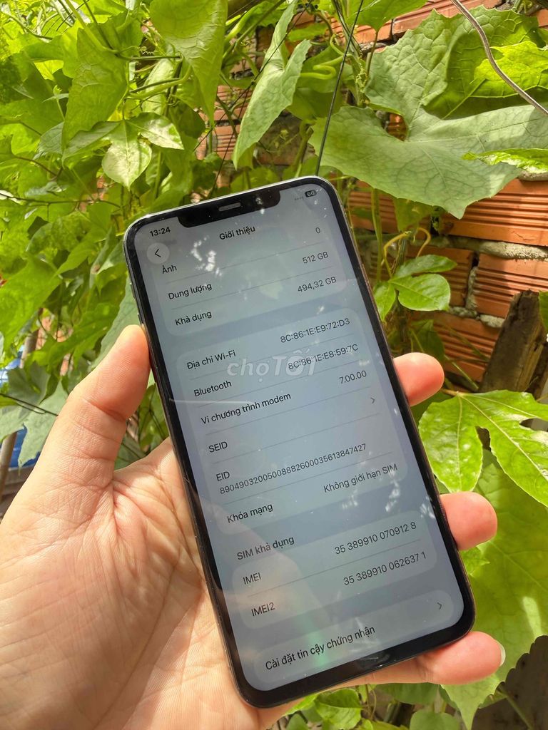 iPhone 11 Pro Max 512GB Xám Đã dùng đẹp full pin c. Mua bán Điện thoại tại Thành phố Sa Đéc Đồng Tháp được đăng bởi Lê Minh Lâm Hà hình 1