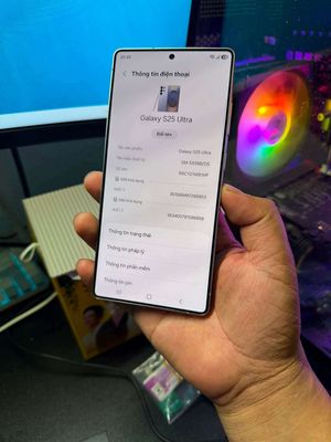 samsung S25 ultra 12/256 chính hãng VN zin đẹp