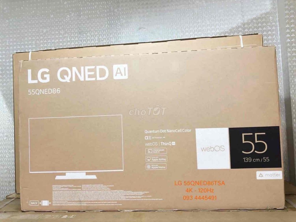 Smart Tivi QNED LG 4K 55 Inch 55QNED86TSA. Mua bán Tivi, Âm thanh tại Quận Tân Bình Tp Hồ Chí Minh được đăng bởi Anh Đức hình 1