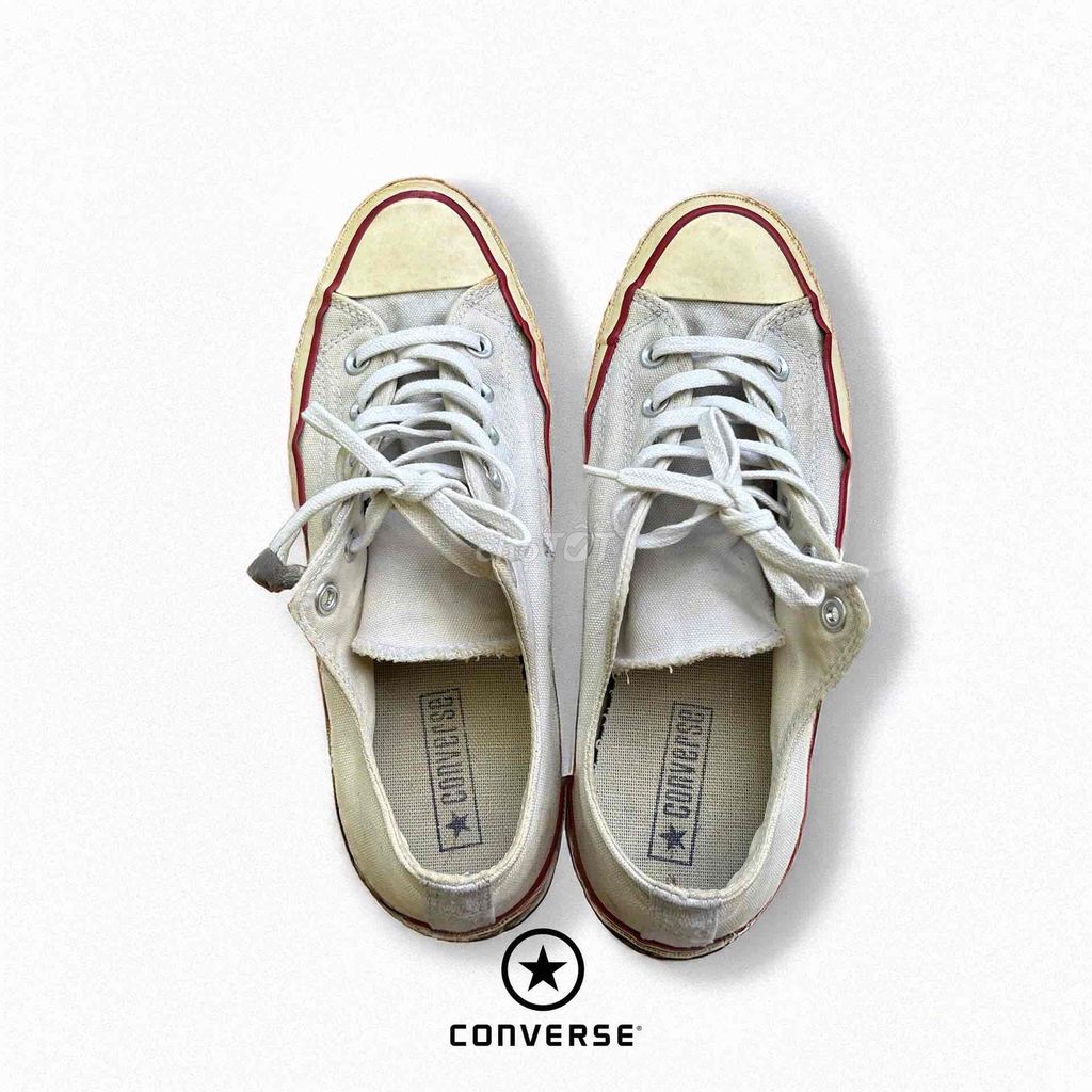 Converse chính hãng màu trắng