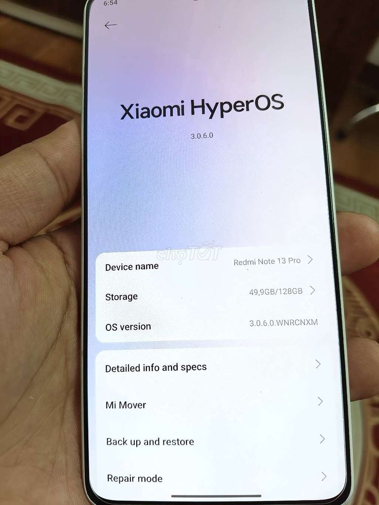 Xiaomi Redmi Note 13 Pro 5G 128GB Trắng. Mua bán Điện thoại tại Huyện Tiên Du Bắc Ninh được đăng bởi Khang Vũ hình 1
