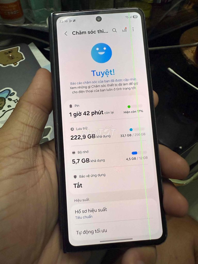 Z Fold 4 sọc giá rẻ bán hoặc gl S21 S22 sọc. Mua bán Điện thoại tại Thành phố Thủ Đức Tp Hồ Chí Minh được đăng bởi Minh  hình 1