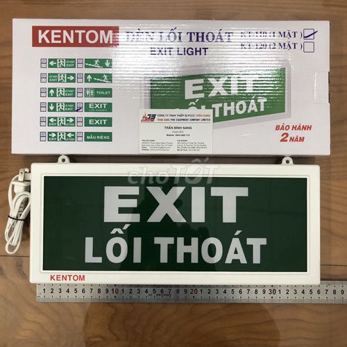 Đèn Exit Kentom KT110. Mua bán Đèn tại Quận Tân Phú Tp Hồ Chí Minh được đăng bởi Quân Thanh hình 1