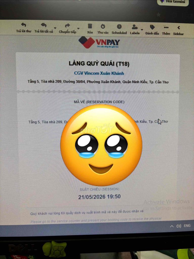 Vé xem phim Làng Quỷ Quái CGV. Mua bán Sở thích khác tại Quận Bình Thuỷ Cần Thơ được đăng bởi Dung hình 1