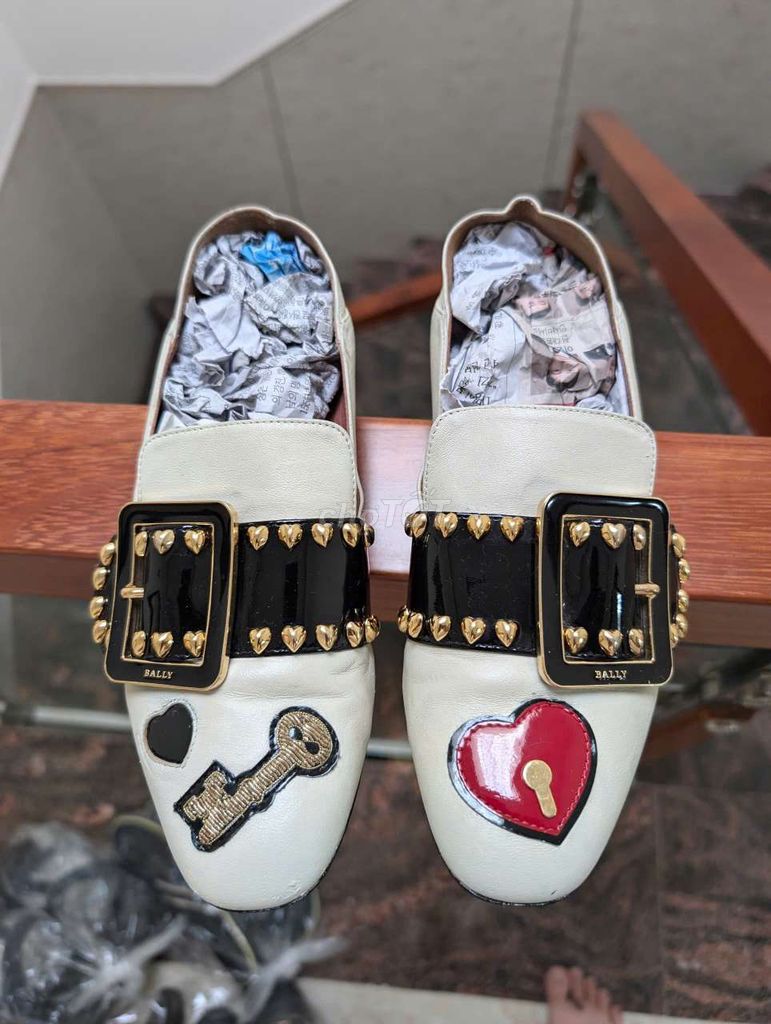 Giày đế bệt Bally slipper 36. Mua bán Giày dép tại Quận 12 Tp Hồ Chí Minh được đăng bởi lê hồng quân hình 1