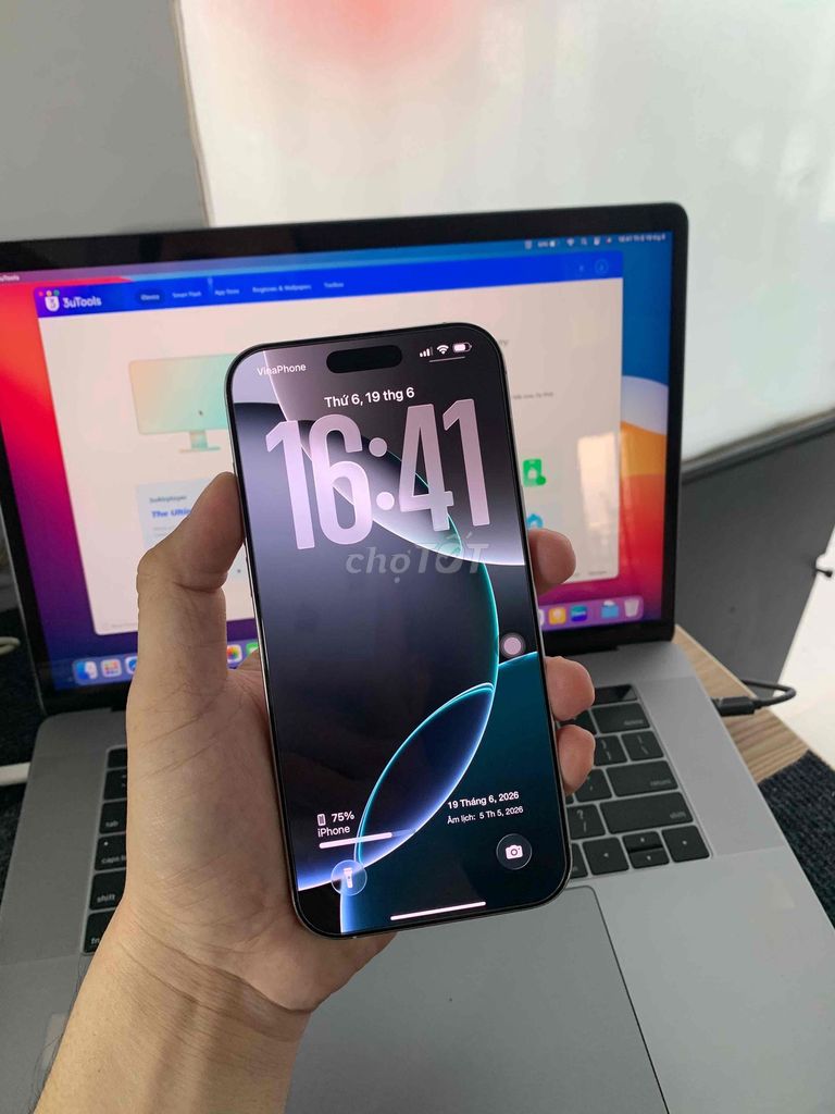 Apple iPhone 16 Pro Max 256GB Bạc Đã sử dụng. Mua bán Điện thoại tại Thành phố Bạc Liêu Bạc Liêu được đăng bởi Trường hình 1