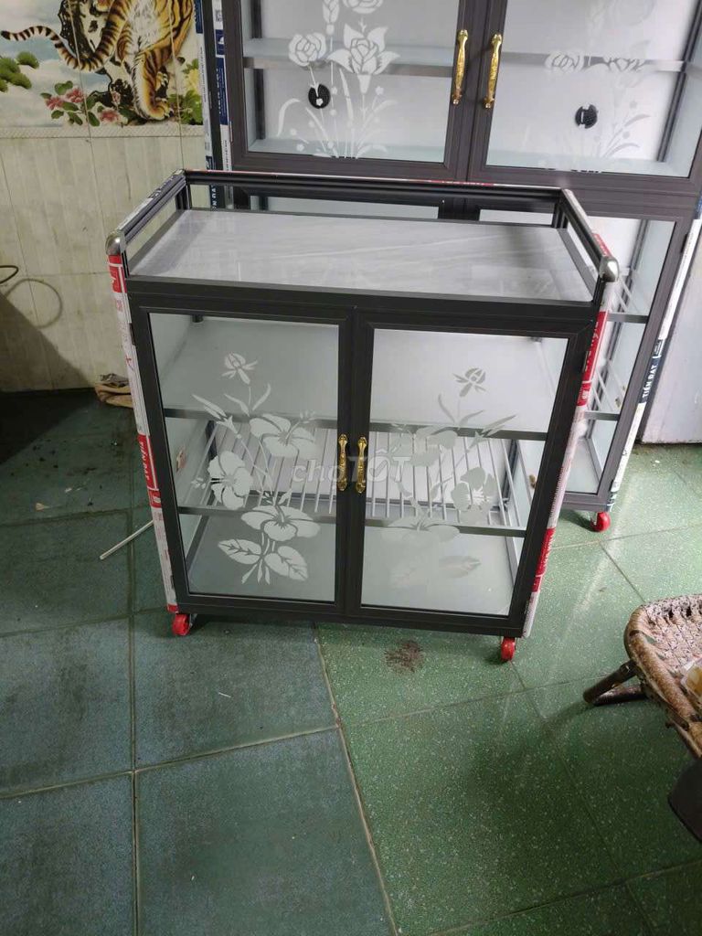 Tủ bếp ga nhôm (miễn ship). Mua bán Tủ, kệ gia đình tại Huyện Hóc Môn Tp Hồ Chí Minh được đăng bởi tủ chén tủ vé số giá xưởng  hình 1