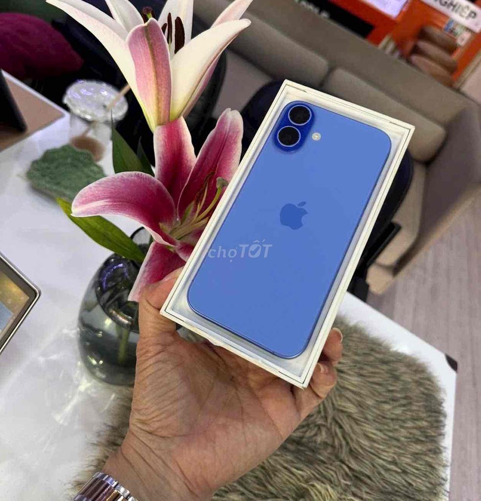 iphone 16plus 512gb blue qtế mỹ pin94 zin áp suất. Mua bán Điện thoại tại Quận 3 Tp Hồ Chí Minh được đăng bởi Nam Á Mobile hình 1