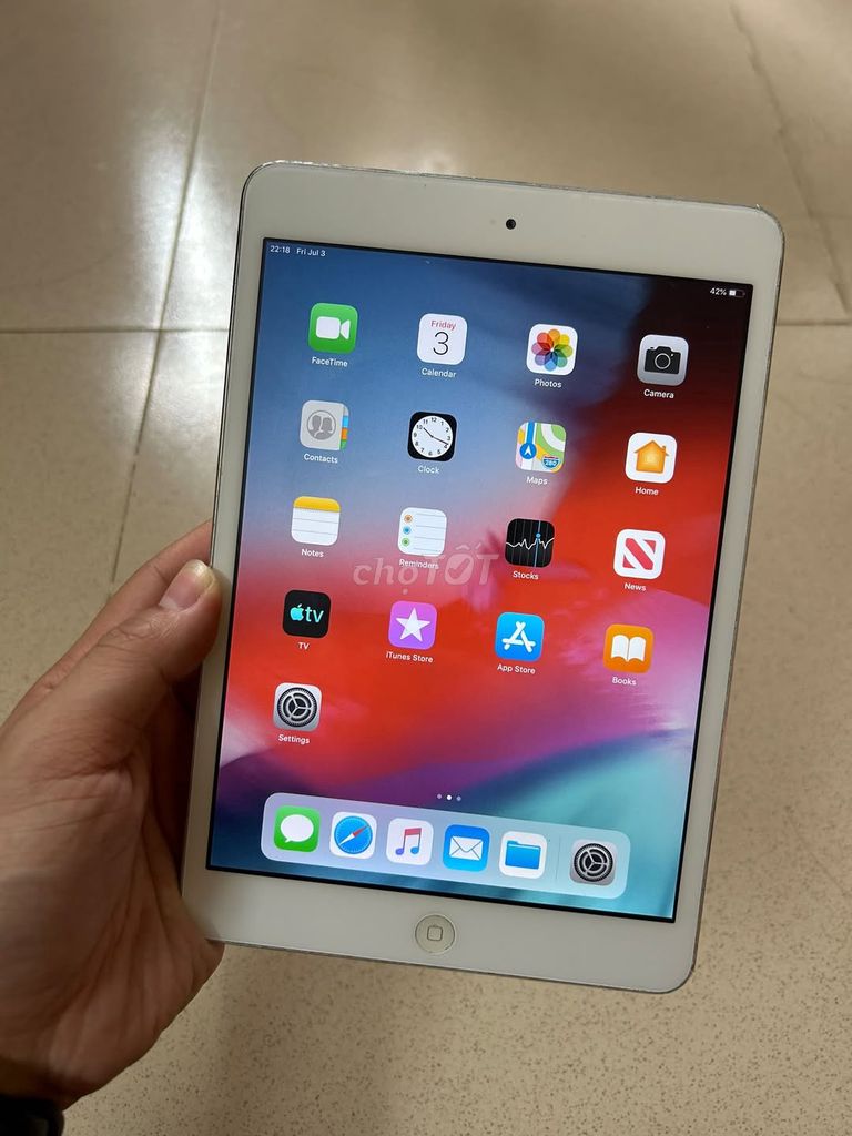 Apple iPad Mini 2 16GB Trắng. Mua bán Máy tính bảng tại Quận Ba Đình Hà Nội được đăng bởi Hội Đồ Điện Tử hình 1