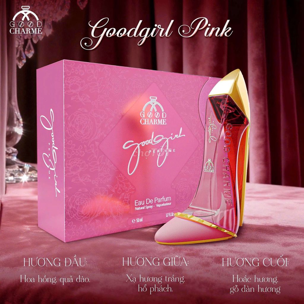 Nước hoa Good Charme Goodgirl Pink Nữ 50ml. Mua bán Nước hoa tại Huyện Bình Chánh Tp Hồ Chí Minh được đăng bởi Nhà Phố Red hình 1