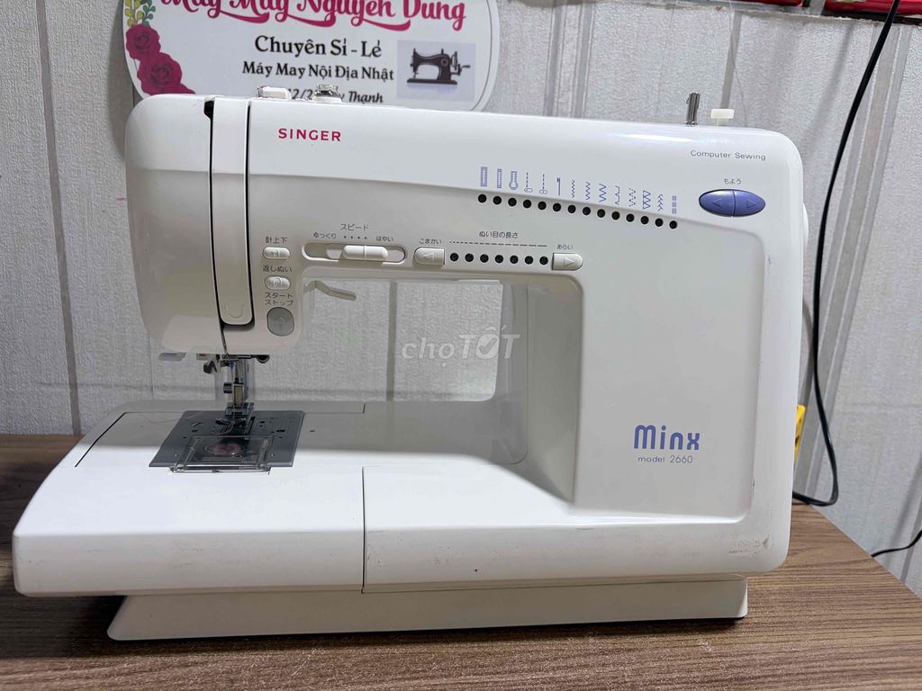 Máy may Singer Minx 2660 Trắng, máy may Nhật Bãi m. Mua bán Đồ chuyên dụng, Giống nuôi trồng tại Quận Tân Phú Tp Hồ Chí Minh được đăng bởi Máy may Nguyễn Dung  hình 1